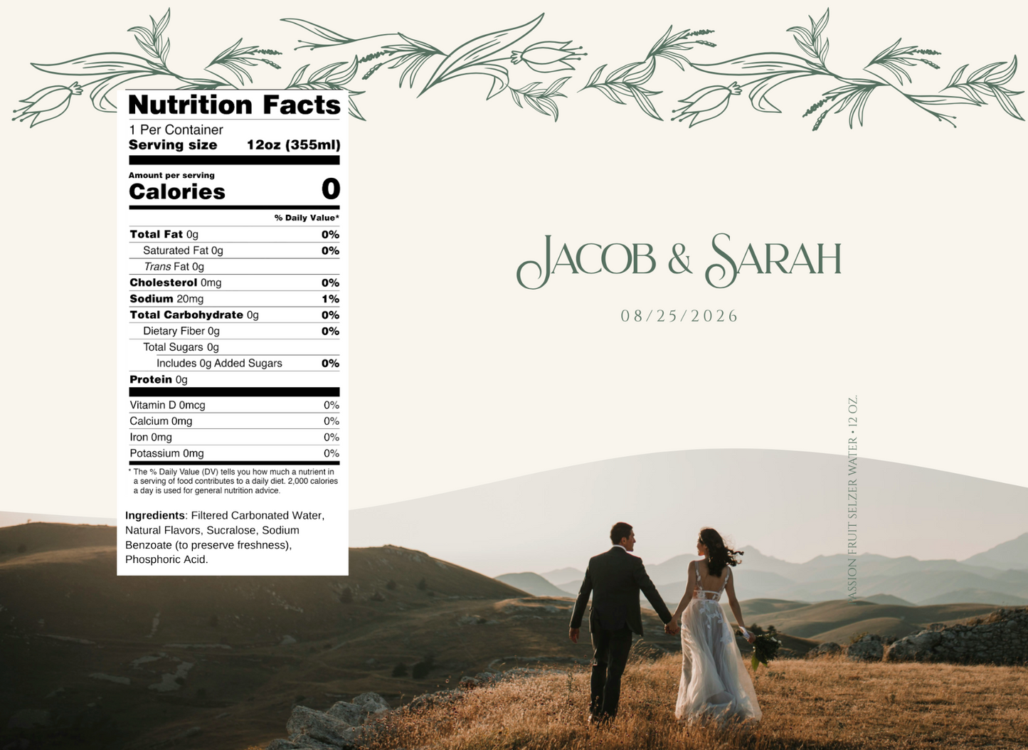 Romantic European Vineyard Wedding Beverage