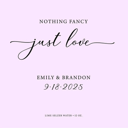 Just Love Purple Wedding Beverage