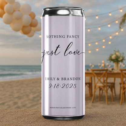 Just Love Purple Wedding Beverage