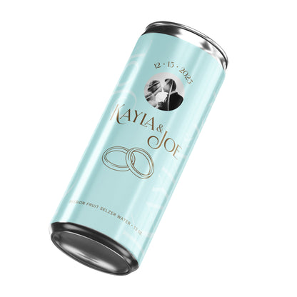 Classic Rings Blue Wedding Beverage