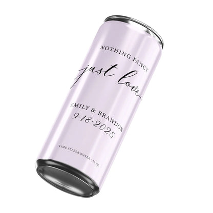 Just Love Purple Wedding Beverage