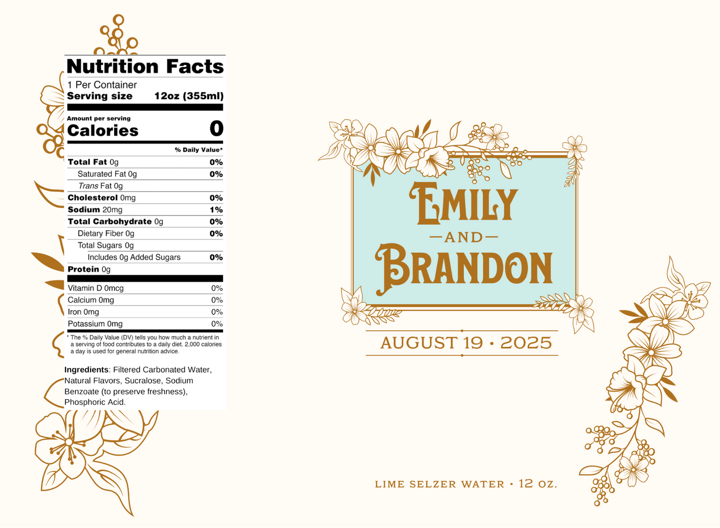 Hawaiian Vintage Wedding Beverage