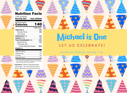 Let Us Celebrate First Birthday Beverage