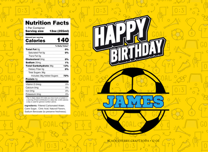 Soccer Theme Birthday Party Beverage