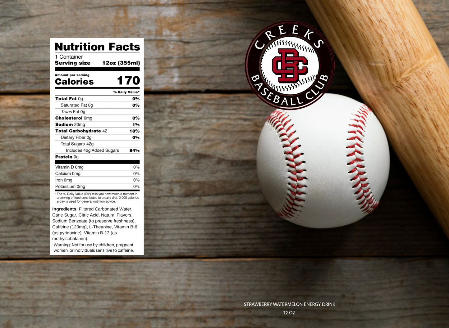 Baseball League / All Star Teams Beverage 3