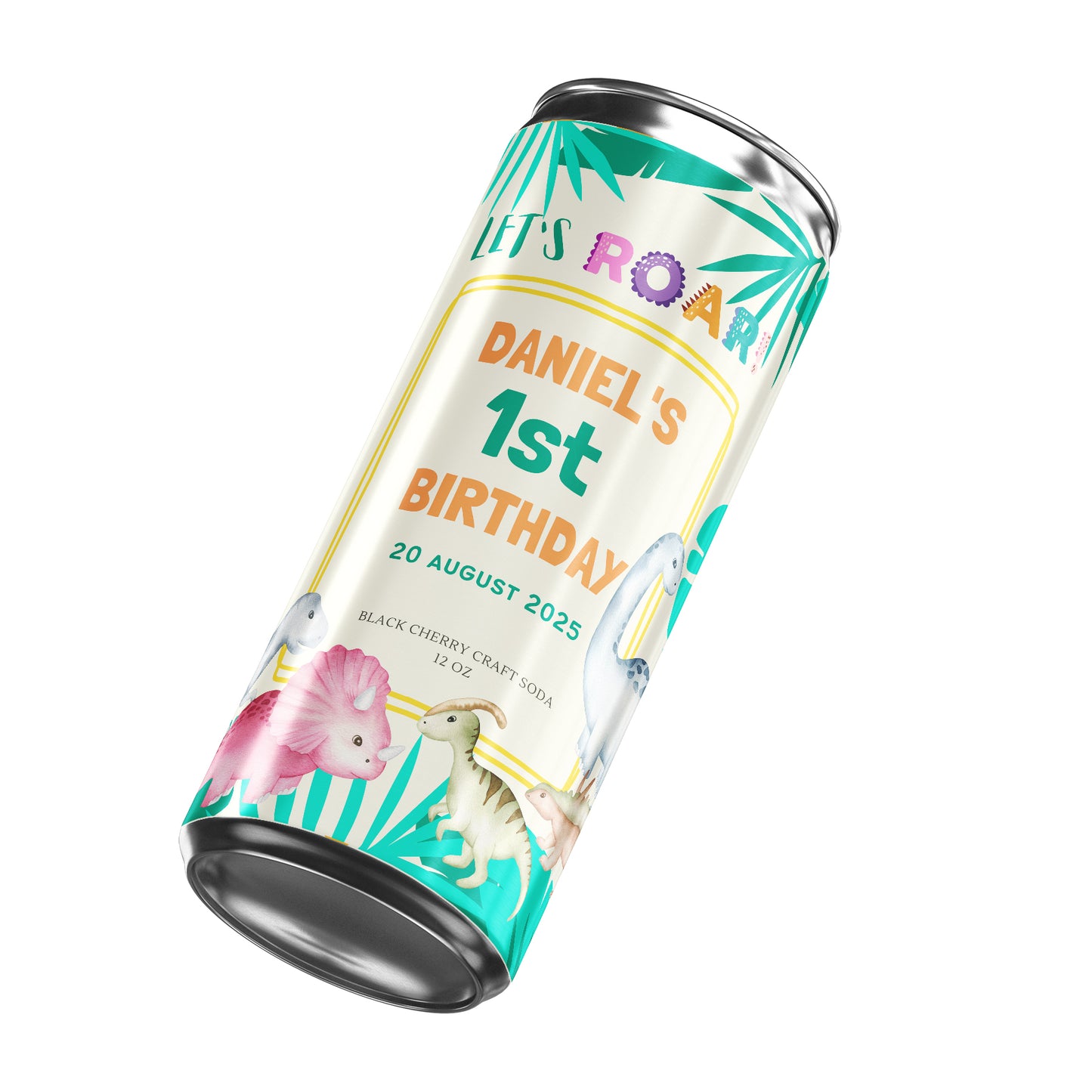 Dino Let's Roar Dinosaurs Birthay Party Beverage