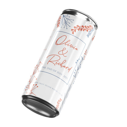 Seasonal Blooms Holiday Wedding Beverage