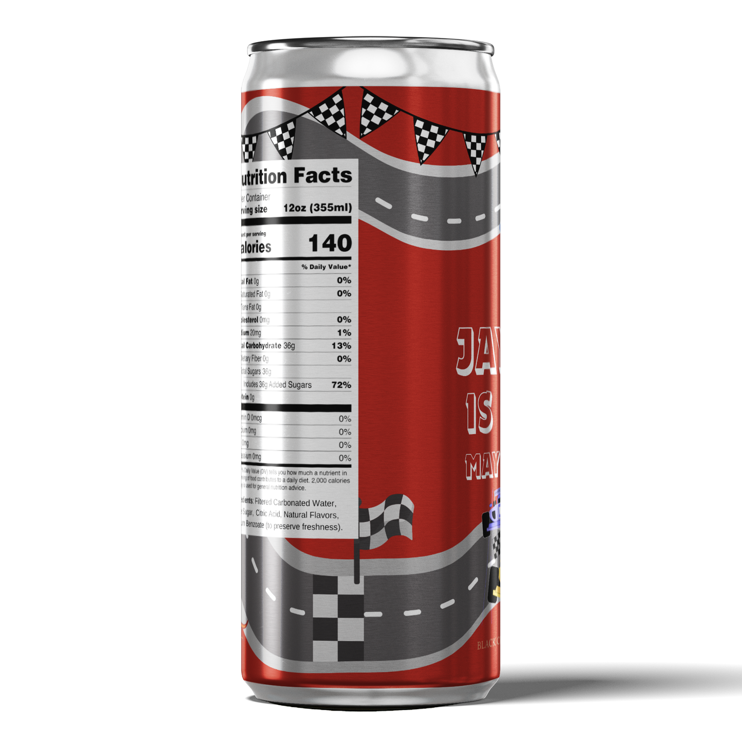 Race Car Theme Birthday Party Beverage