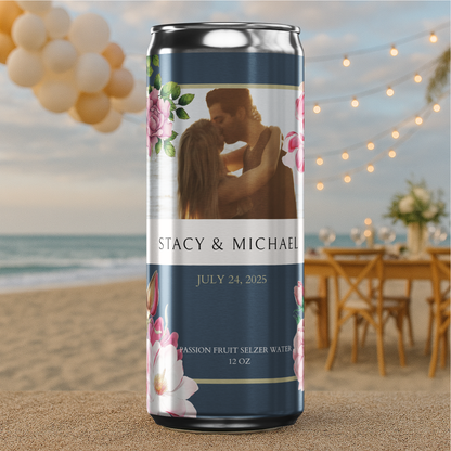 Peonies and Roses Wedding Beverage