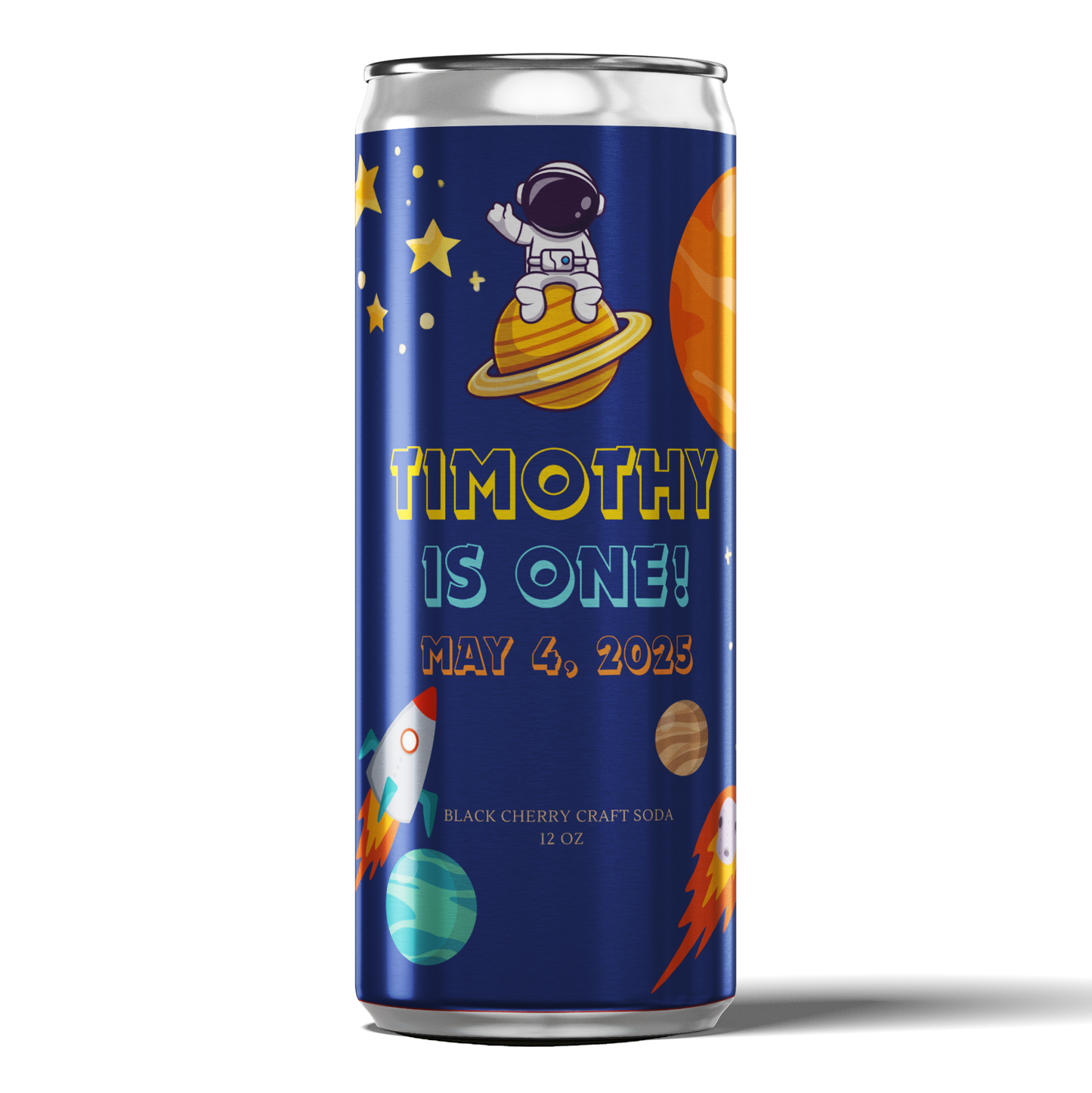 Space Astronaut Theme Birthday Party Beverage