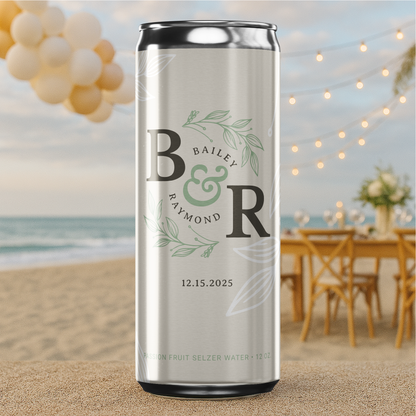 Leaf Motifs Wedding Beverage