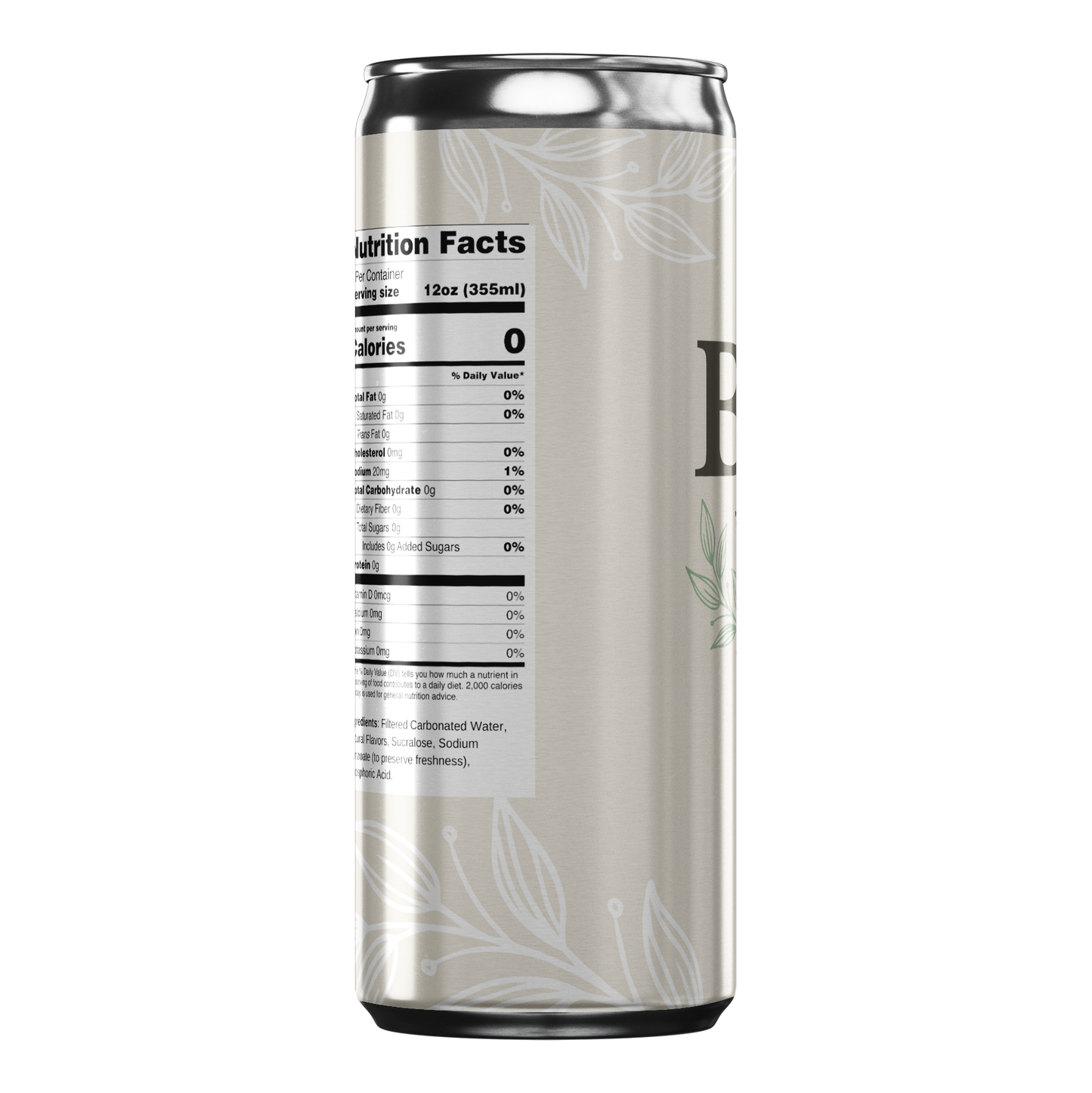 Leaf Motifs Wedding Beverage