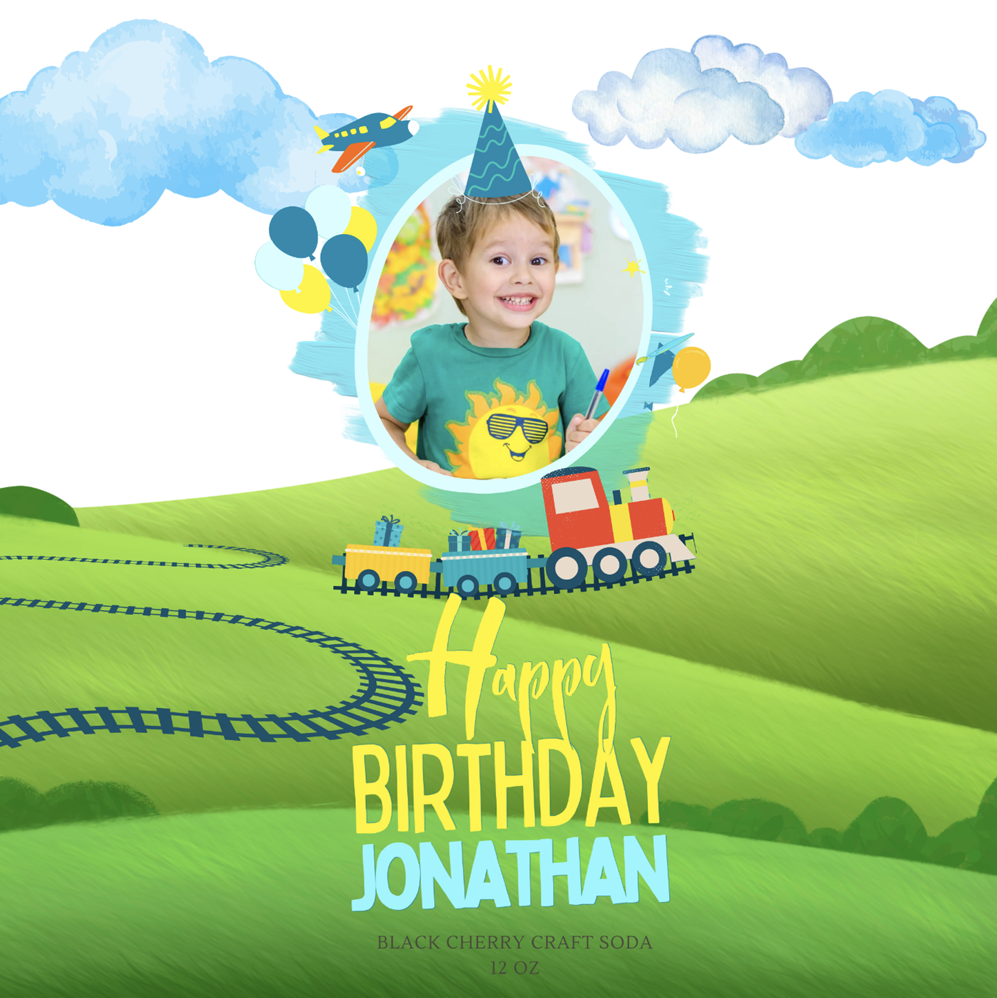 Choo Choo Train Theme Birthday Party Beverage