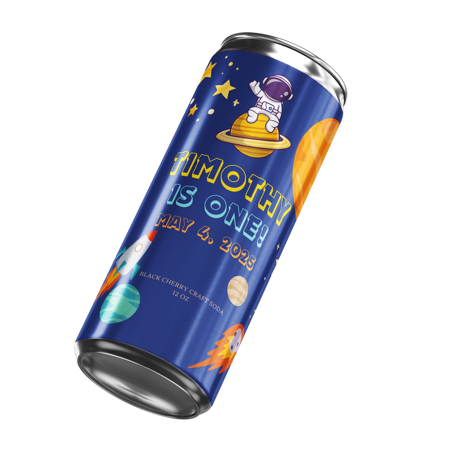 Space Astronaut Theme Birthday Party Beverage