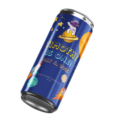 Space Astronaut Theme Birthday Party Beverage
