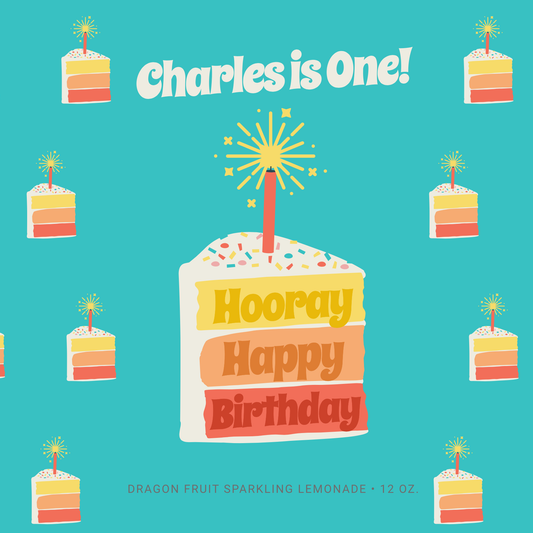 Hooray Birthday Cake First Birthday Beverage