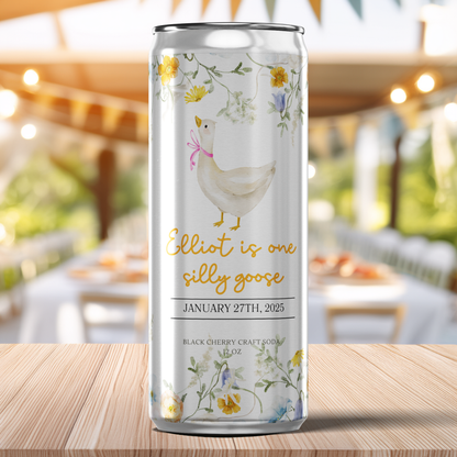 One Silly Goose First Birthay Party Beverage
